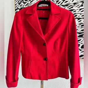 Vintage Carlisle Red Blazer